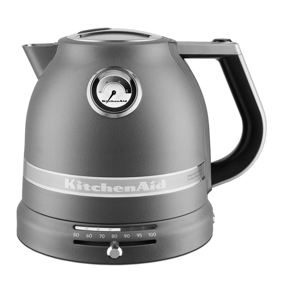 Чайник электрический KitchenAid 5KEK1522 1.5 л серый чайник электрический kitchenaid 5kek1522eer 1 5 л красный