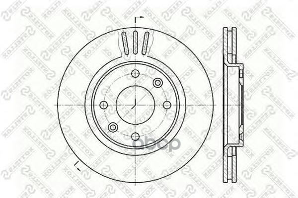 

Диск Тормозной Передний Citroen C3/Xsara, Peugeot 206 1.1-2.0Hdi 96>