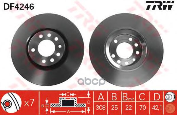 

Диск Тормозной Передний Opel Astra, Saab 9-5 2.0/2.2/2.3/3.0/1.9Cdti 99>