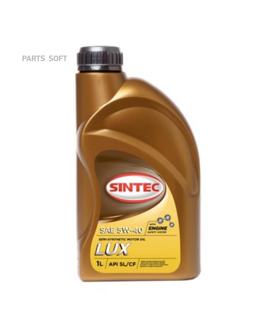 

Масло sintec 5w40 luxe api sl/cf 1л п/с