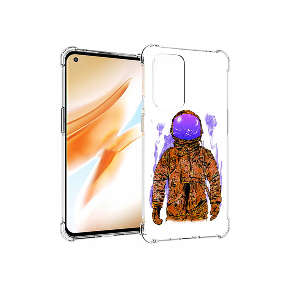 

Чехол MyPads Tocco для OnePlus 9 Pro нарисованный мужчина в скафандре (PT159597.127.510), Прозрачный, Tocco