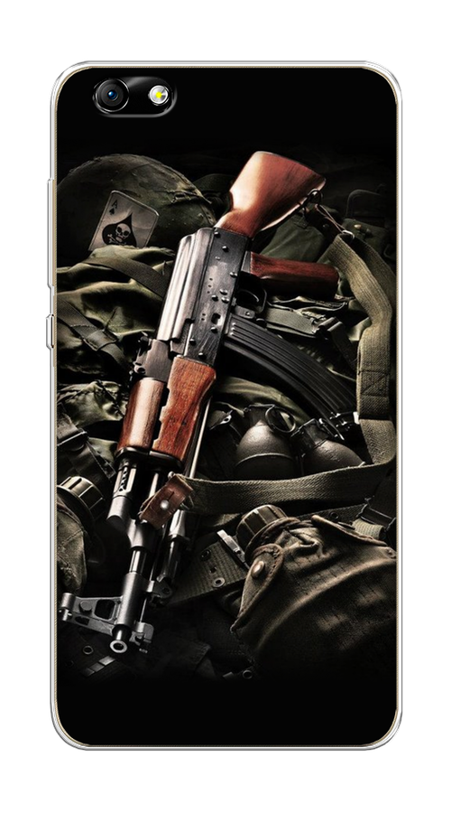 

Чехол Awog на Honor 4X "Автомат", Разноцветный, 63550-5