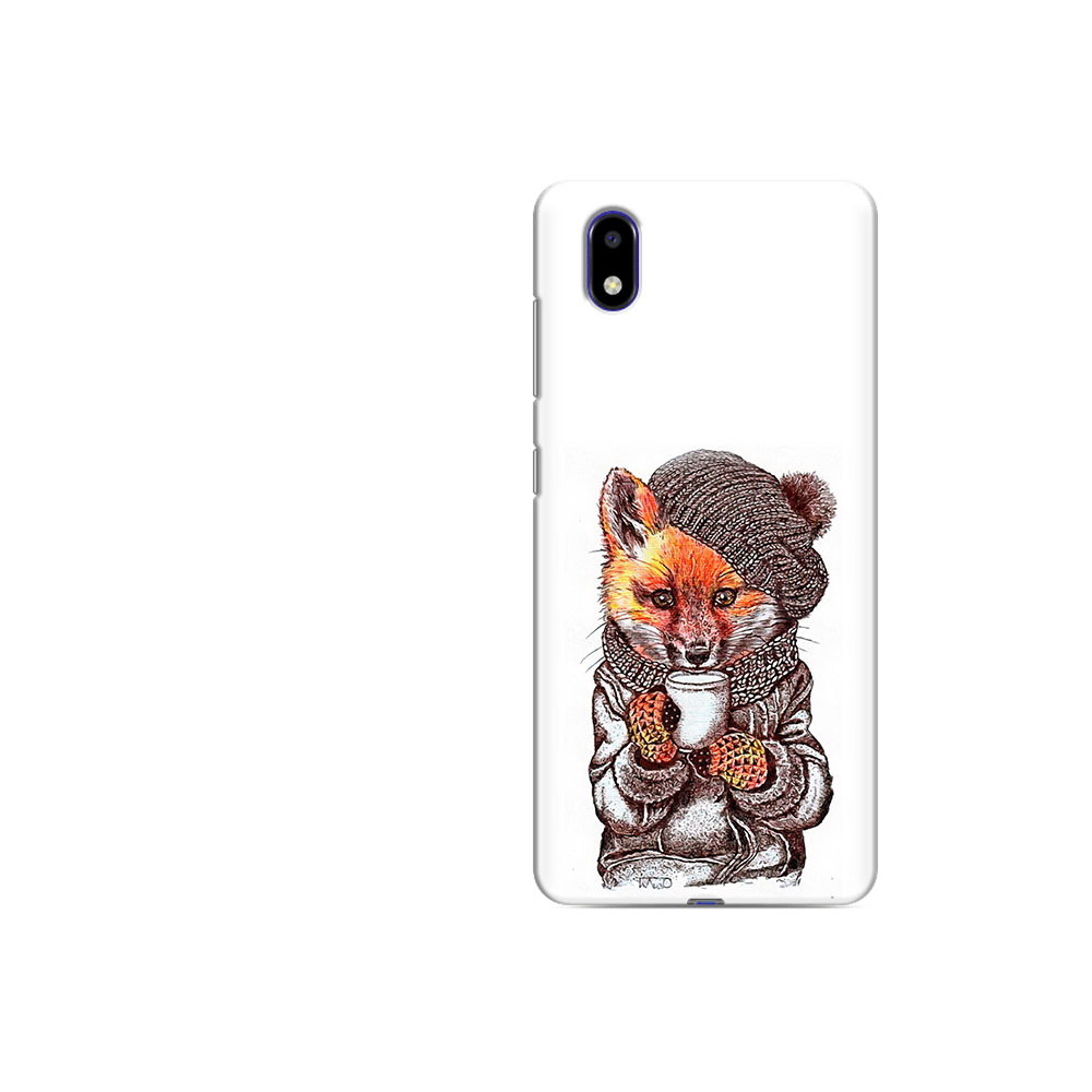 

Чехол MyPads Tocco для ZTE Blade A31 Lite лиса в шапке (PT162823.461.437), Tocco