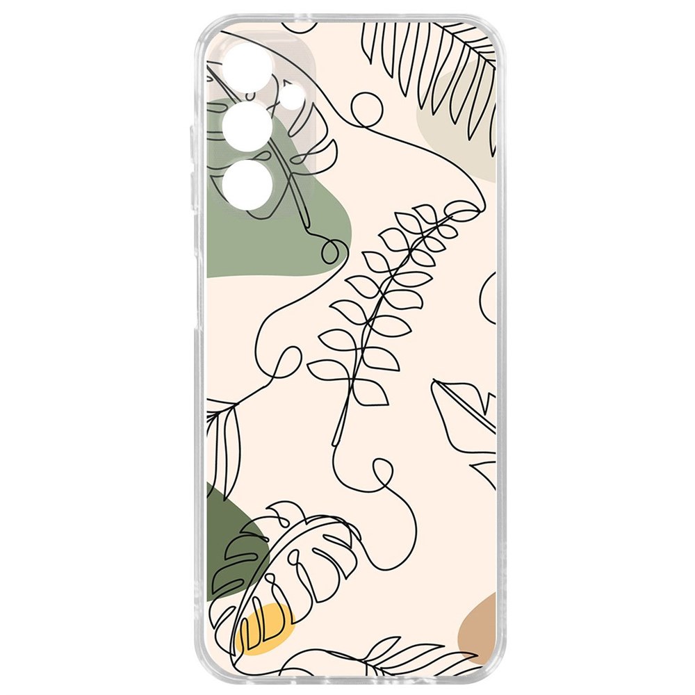 

Чехол-накладка Krutoff Clear Case Линия весны для Samsung Galaxy A14 4G (A145), Прозрачный