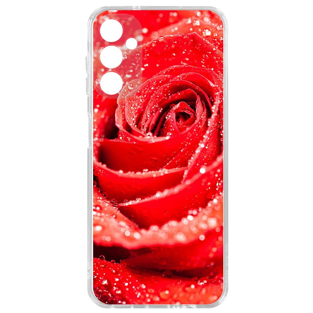 

Чехол-накладка Krutoff Clear Case Роза для Samsung Galaxy A14 4G (A145), Прозрачный