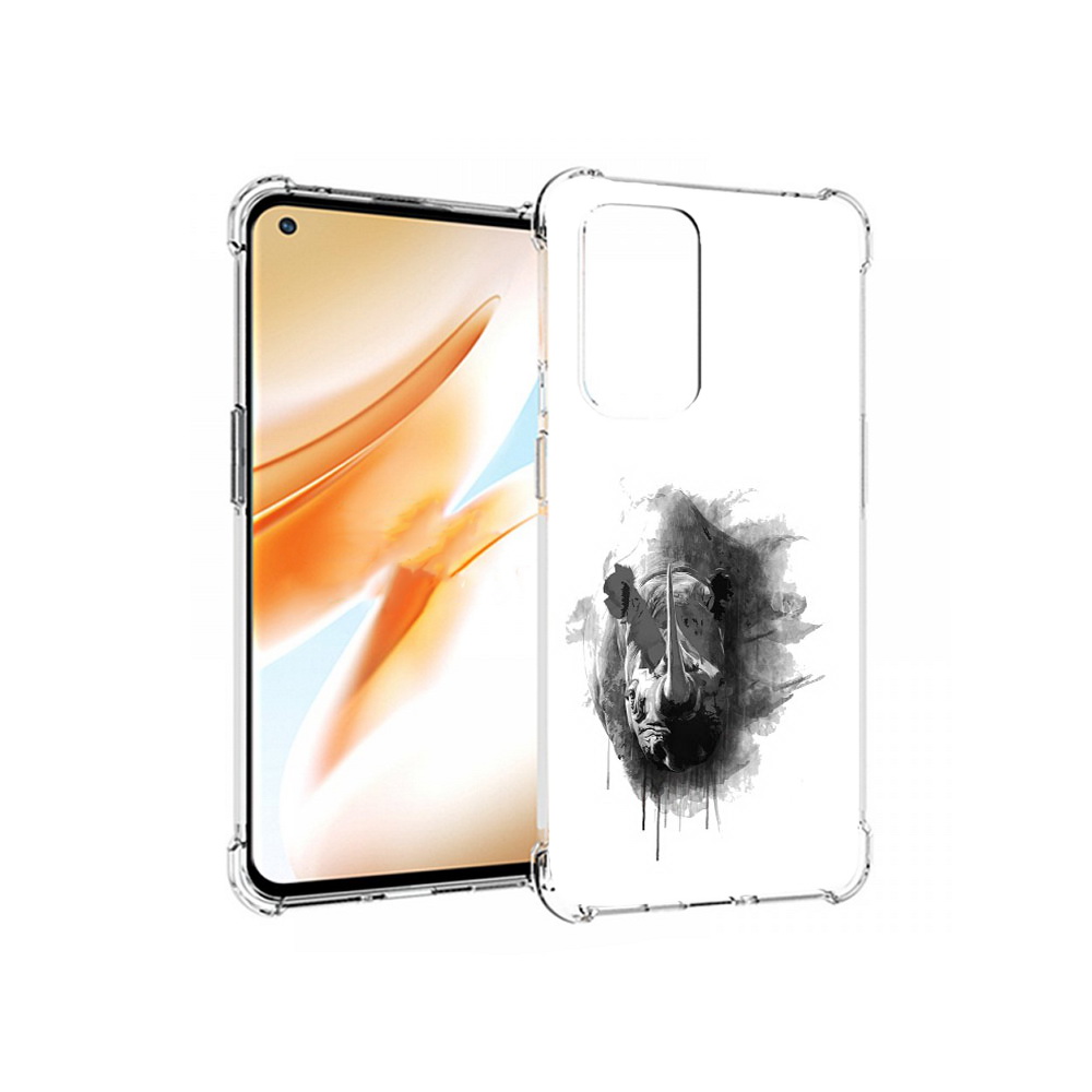 

Чехол MyPads Tocco для OnePlus 9 Pro носорог (PT159597.127.523), Прозрачный, Tocco