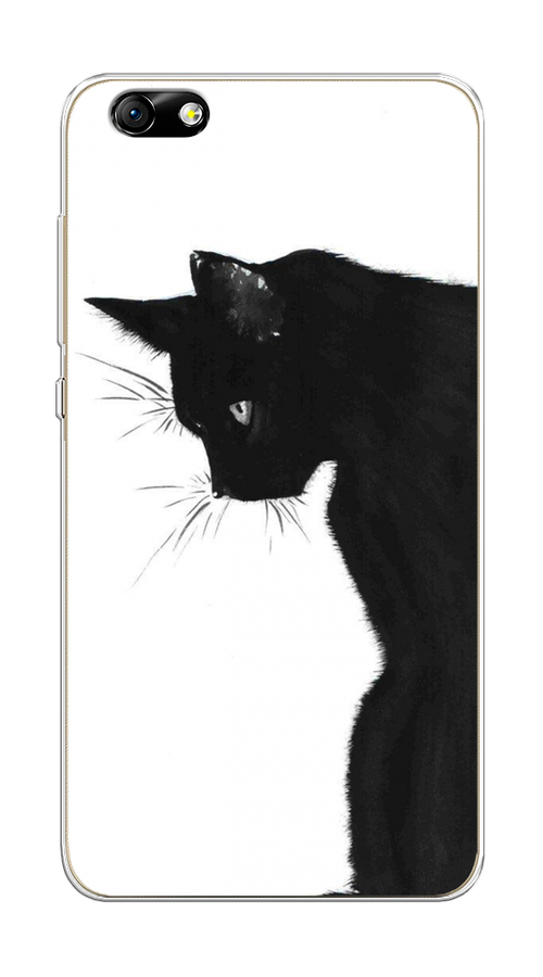 

Чехол Awog на Honor 4X "Black cat", Разноцветный, 63550-1