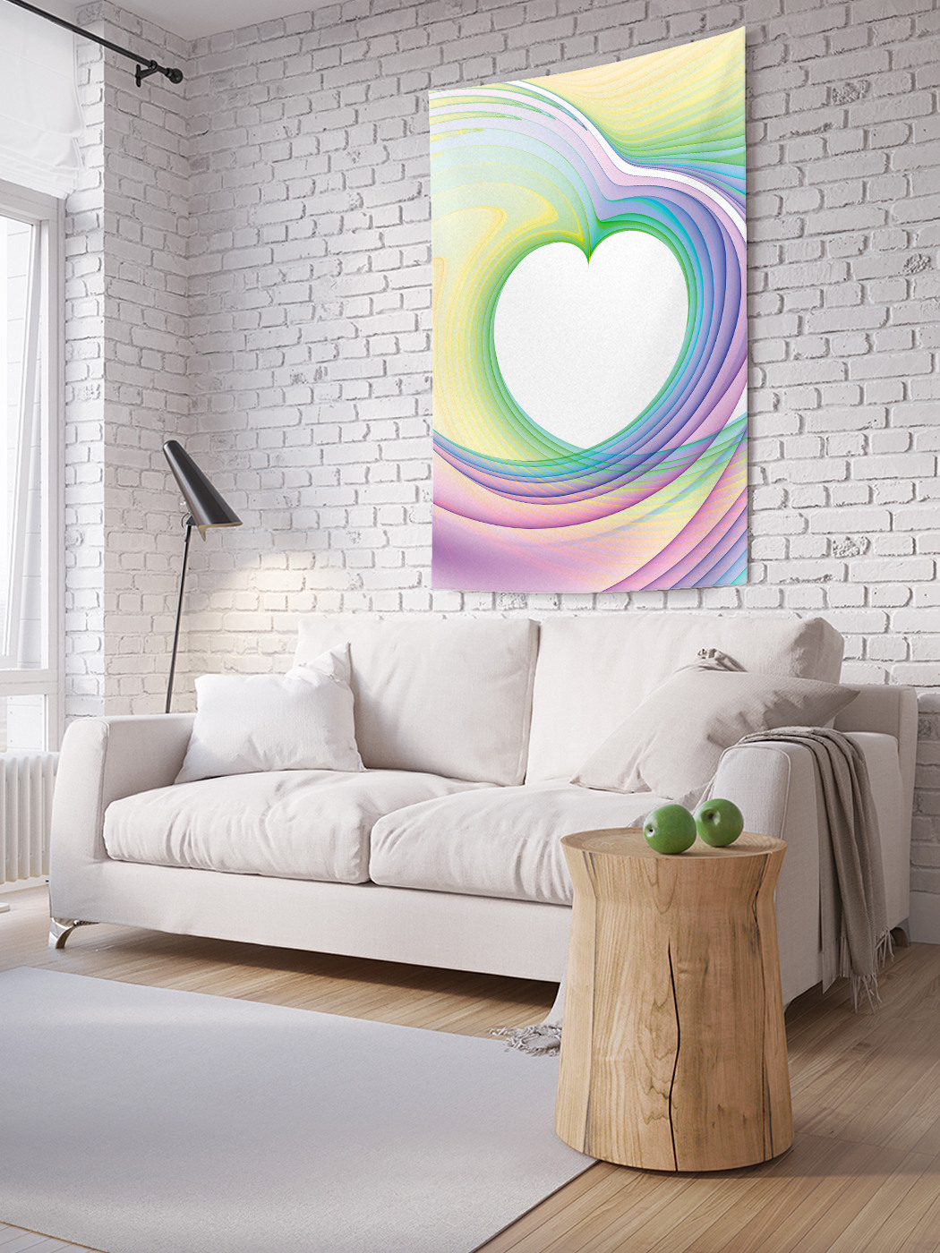 

Вертикальное фотопанно на стену JoyArty Сердце в иллюзии 100x150 см, Сердце в иллюзии