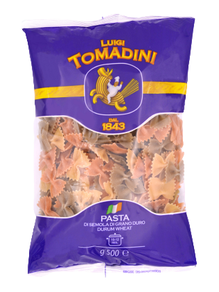 

Макаронные изделия Luigi Tomadini Farfalle Tricolore 500 г