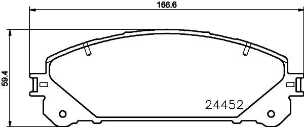 

Тормозные колодки NISSHINBO передние дисковые Strong Ceramic NP1109SC