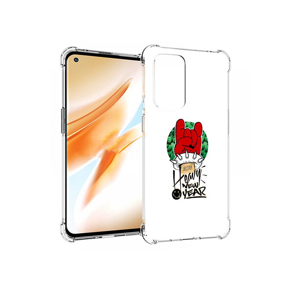 

Чехол MyPads Tocco для OnePlus 9 Pro Гангстер новый год (PT159597.127.53), Прозрачный, Tocco