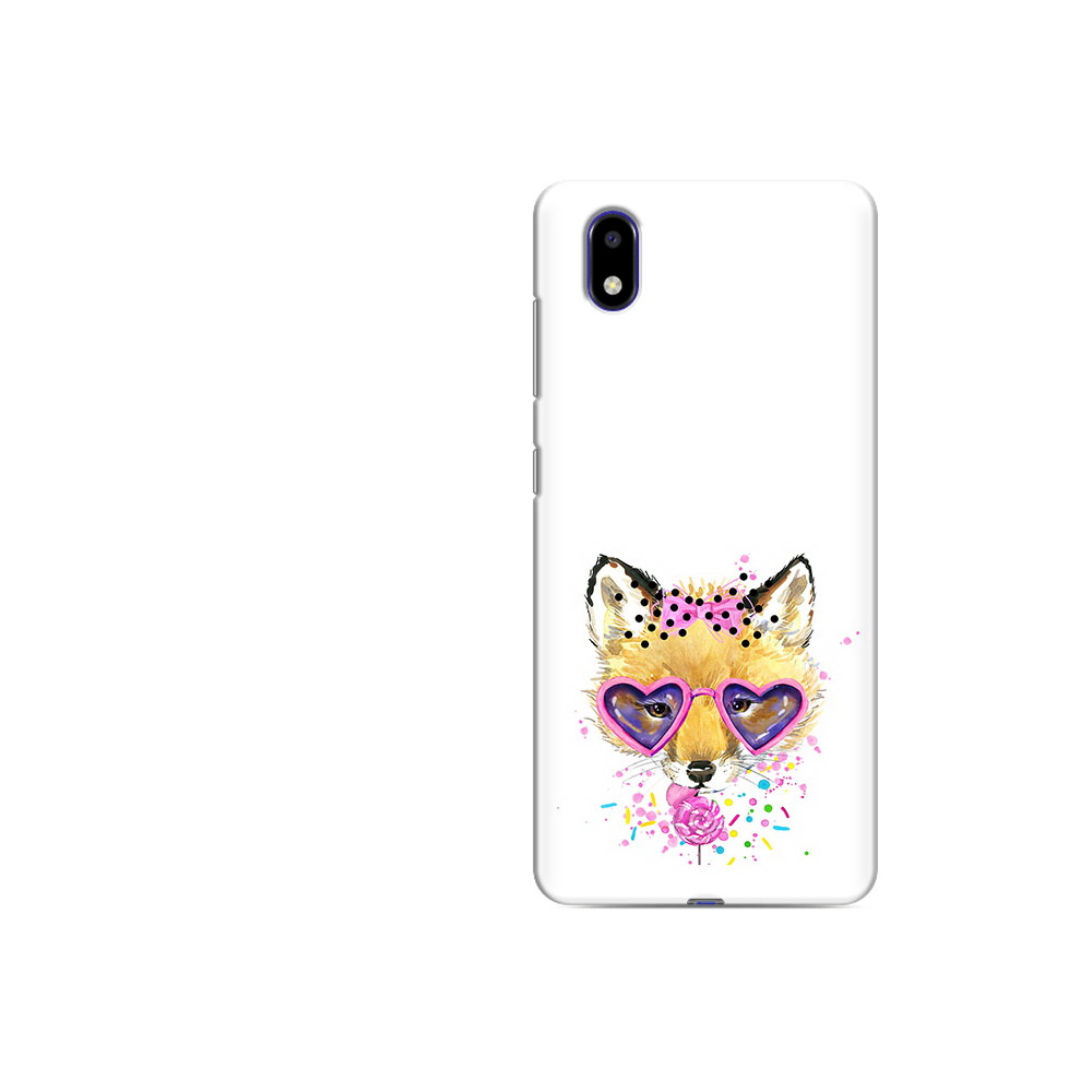 

Чехол MyPads Tocco для ZTE Blade A31 Lite лисенок с бантиком (PT162823.461.441), Прозрачный, Tocco