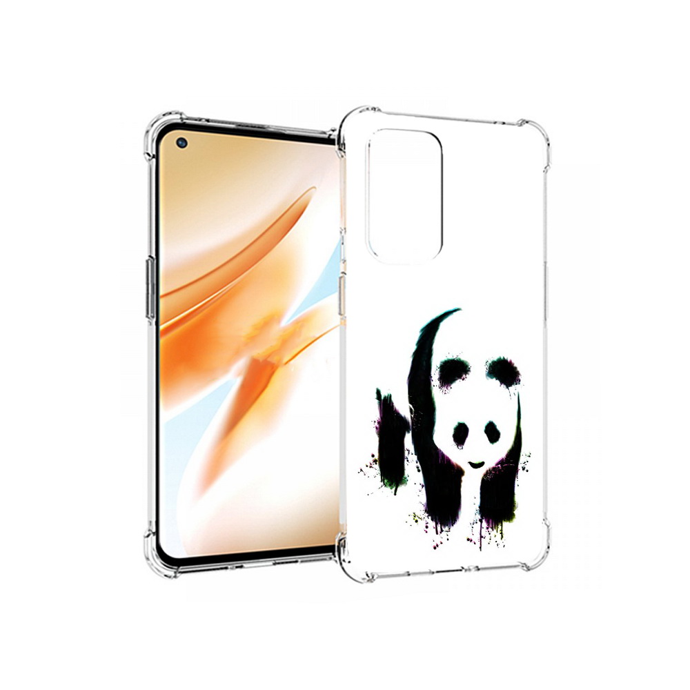 

Чехол MyPads Tocco для OnePlus 9 Pro панда в акварели (PT159597.127.532), Прозрачный, Tocco