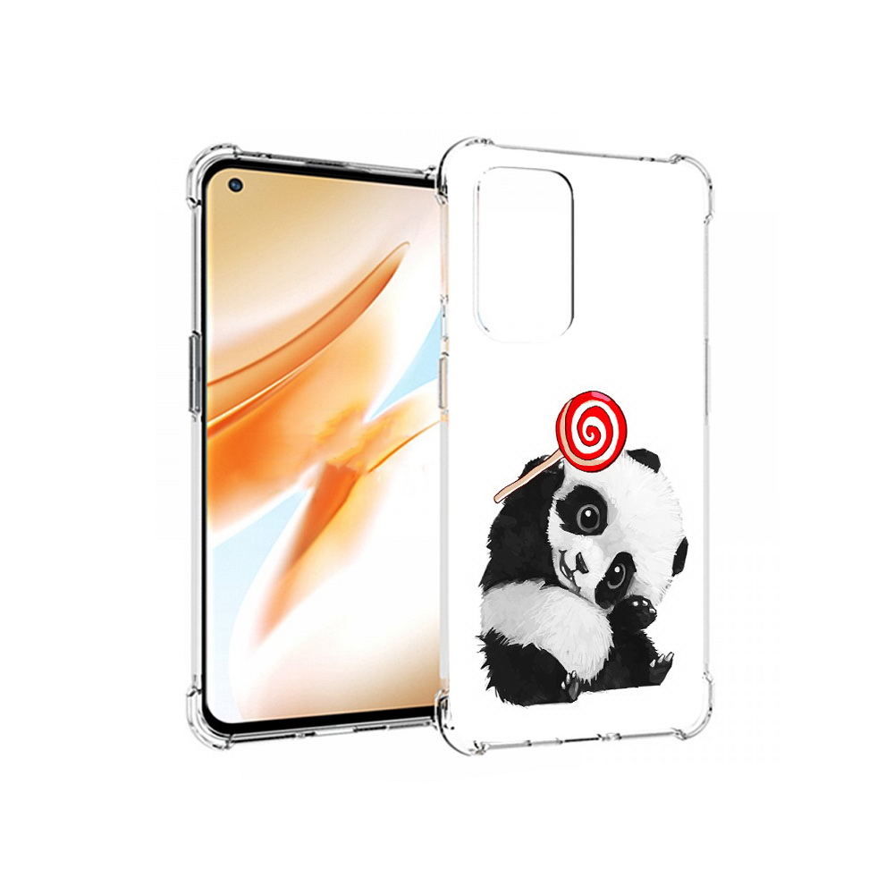 

Чехол MyPads Tocco для OnePlus 9 Pro панда с леденцом (PT159597.127.534), Прозрачный, Tocco