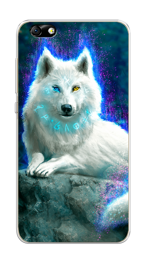 

Чехол Awog на Honor 4X "Белоснежный волк", Разноцветный, 63550-2