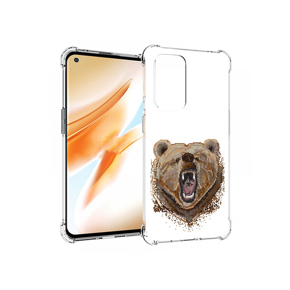 

Чехол MyPads Tocco для OnePlus 9 Pro пиксельный медведь (PT159597.127.539), Прозрачный, Tocco