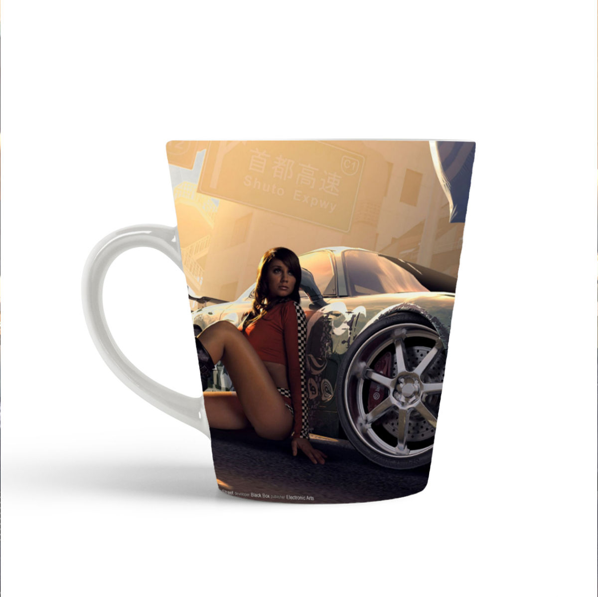 

Конусная кружка CoolPodarok Need for speed prostreet Mazda NFS Девушки