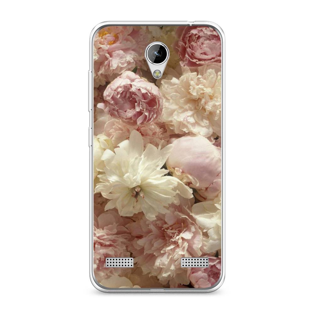 

Чехол Awog на ZTE Blade A520 / ЗТЕ Блэйд A520 "Пионы светлые", 132050-8