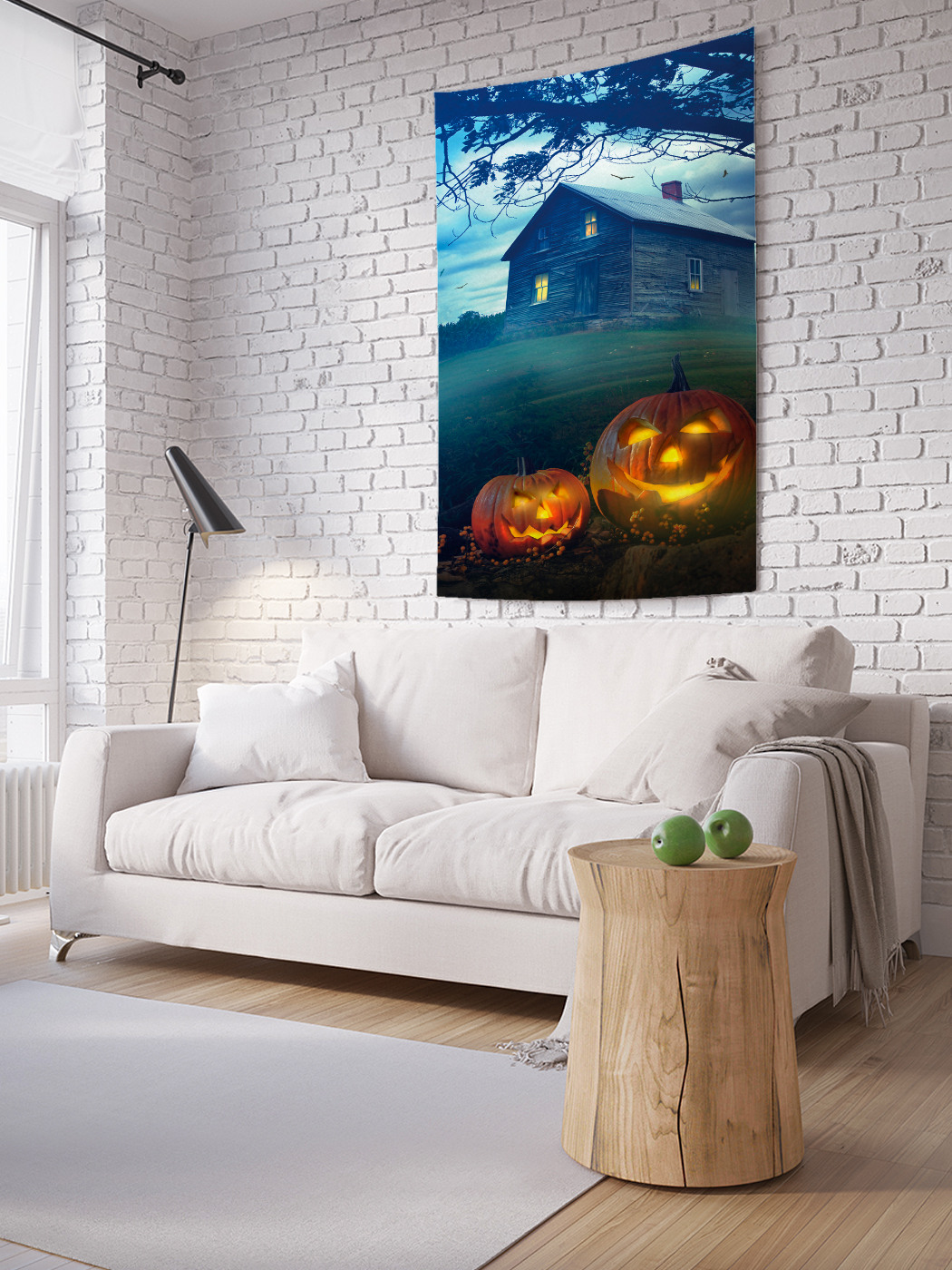 

Вертикальное фотопанно на стену JoyArty Одинокий дом 100x150 см, Одинокий дом