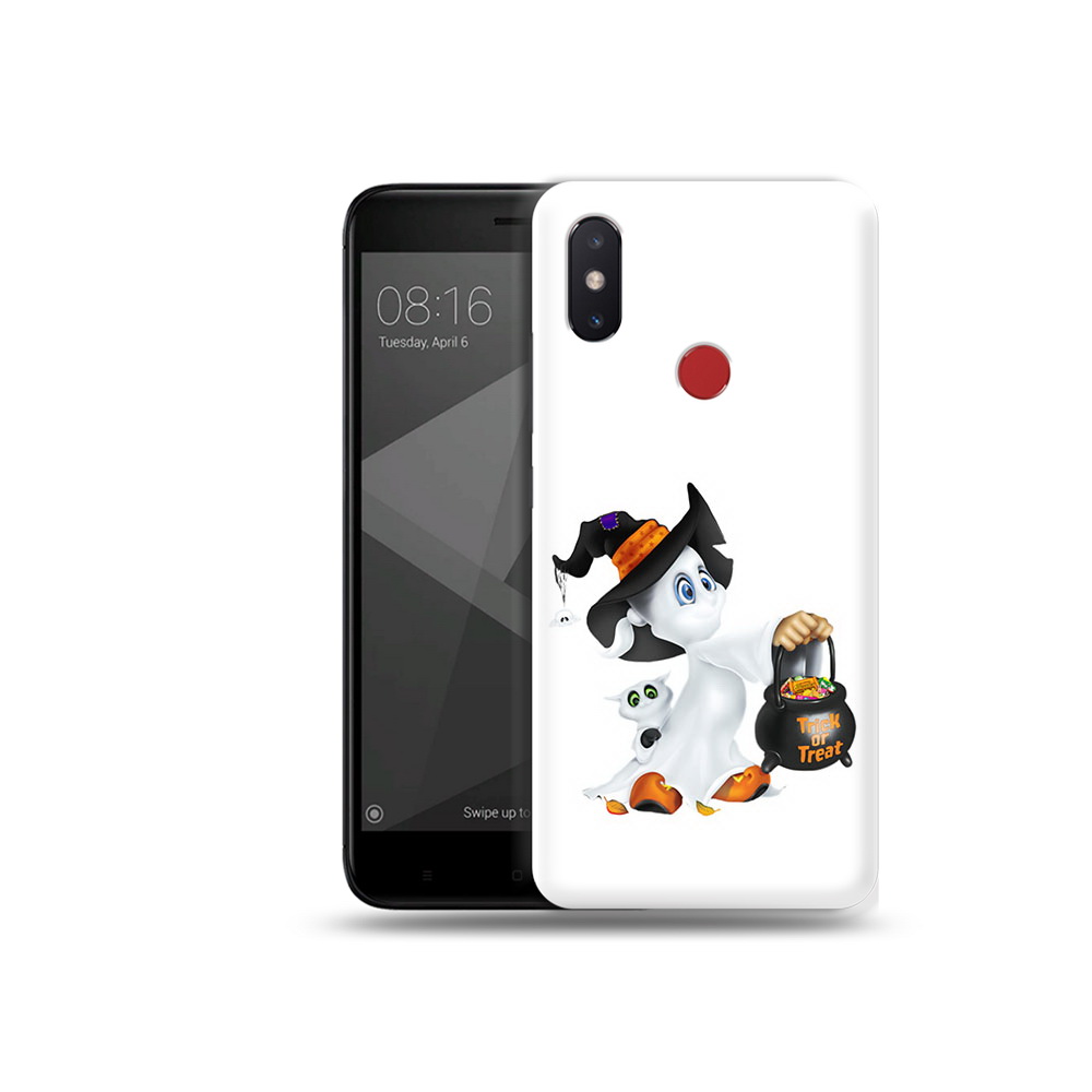 

Чехол MyPads Tocco для Xiaomi Mi 8 SE Маленький призрак (PT113500.331.113), Прозрачный, Tocco