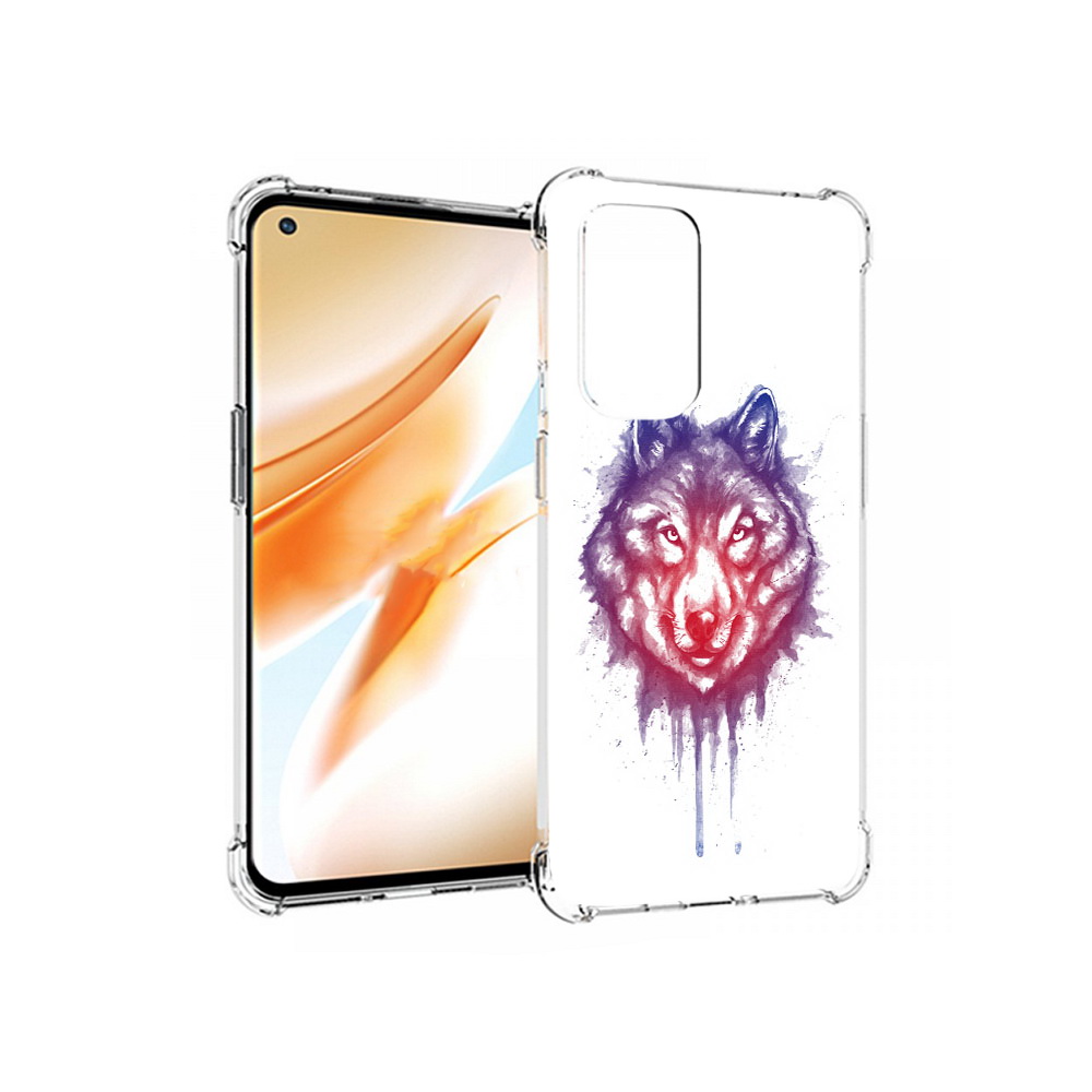 

Чехол MyPads Tocco для OnePlus 9 Pro пушистый волк (PT159597.127.561), Прозрачный, Tocco