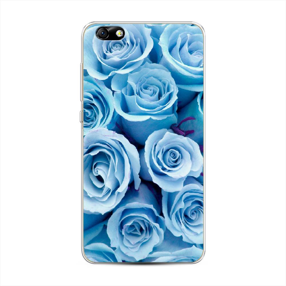 

Чехол Awog на Honor 4X "Лазурные розы", Разноцветный, 63550-8