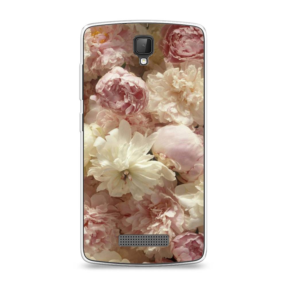 

Чехол Awog на ZTE Blade L5 (L5 Plus) / ЗТЕ Блэйд L5 (L5 Plus) "Пионы светлые", 130350-8