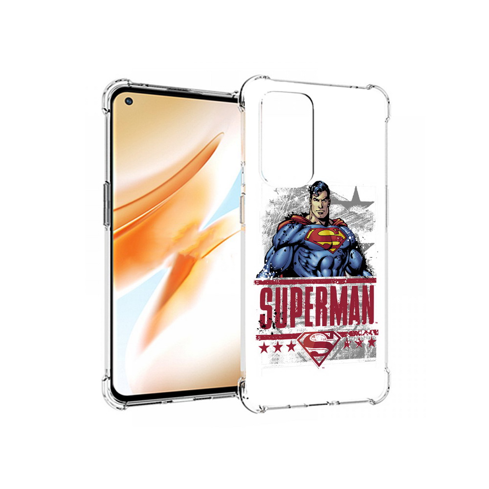 

Чехол MyPads Tocco для OnePlus 9 Pro рисунок супермен (PT159597.127.583), Прозрачный, Tocco