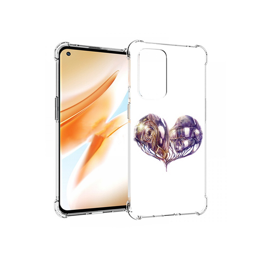 

Чехол MyPads Tocco для OnePlus 9 Pro сердце абстракция (PT159597.127.596), Прозрачный, Tocco