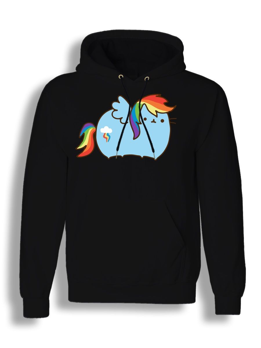 

Худи унисекс СувенирShop Кот Пушин/My Little Pony 1 черное 3XL, Черный, "Кот Пушин/My Little Pony" 1