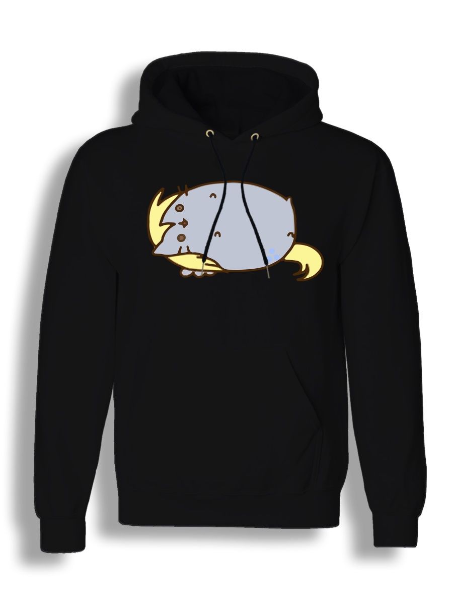 

Худи унисекс СувенирShop Кот Пушин/My Little Pony 6 черное 2XL, "Кот Пушин/My Little Pony" 6