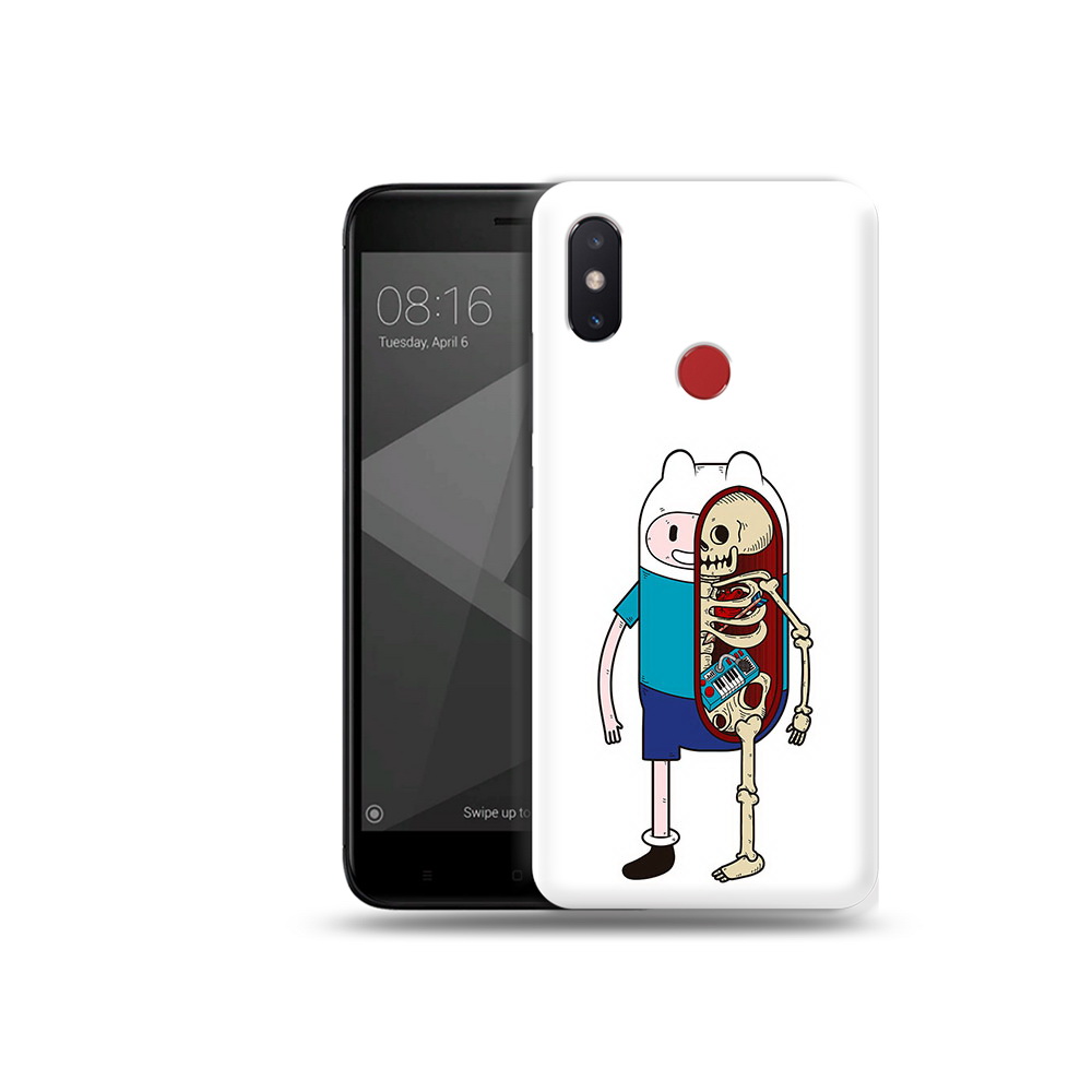 

Чехол MyPads Tocco для Xiaomi Mi 8 SE Финн скелет (PT113500.331.187), Прозрачный, Tocco