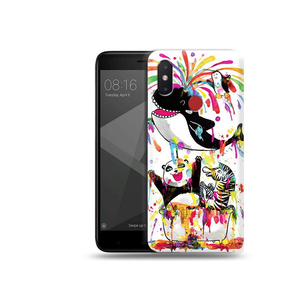 

Чехол MyPads Tocco для Xiaomi Mi 8 SE Хиппи кит (PT113500.331.191), Прозрачный, Tocco