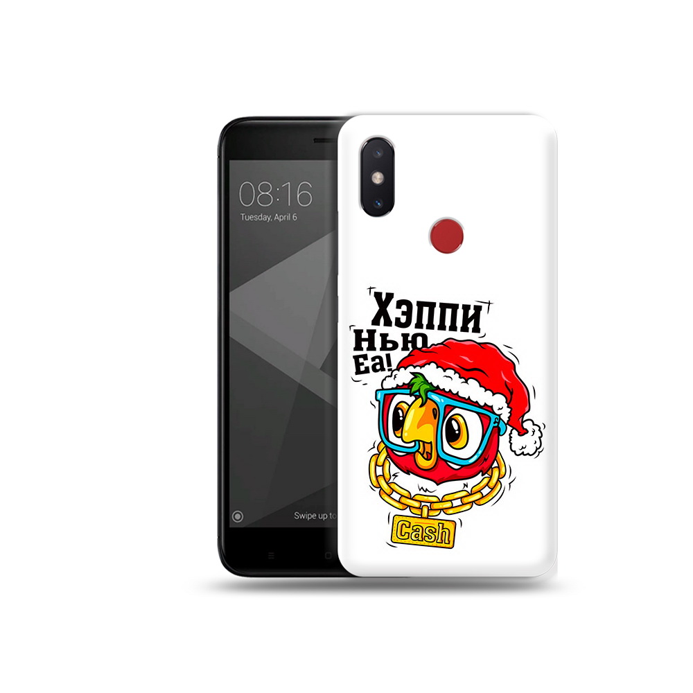 

Чехол MyPads Tocco для Xiaomi Mi 8 SE Хэппи нью еа (PT113500.331.196), Прозрачный, Tocco