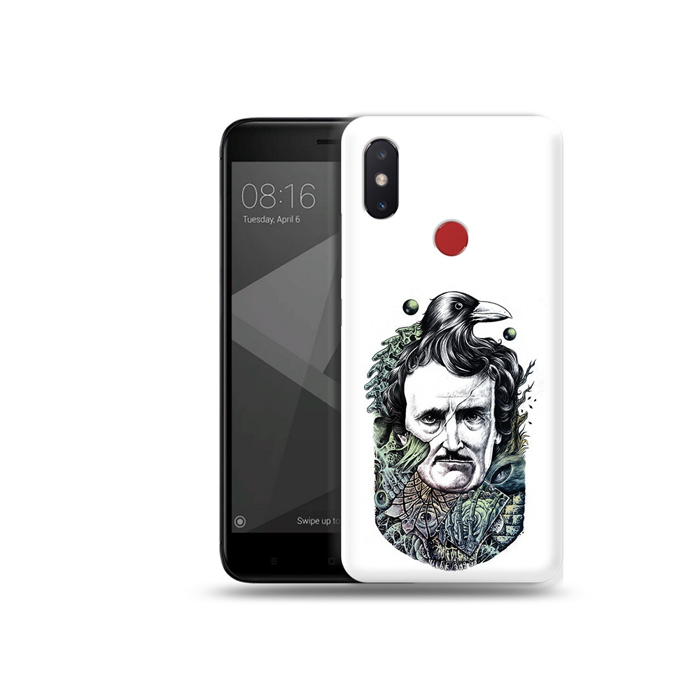 

Чехол MyPads Tocco для Xiaomi Mi 8 SE Эдгар Аллан с вороном (PT113500.331.203), Прозрачный, Tocco