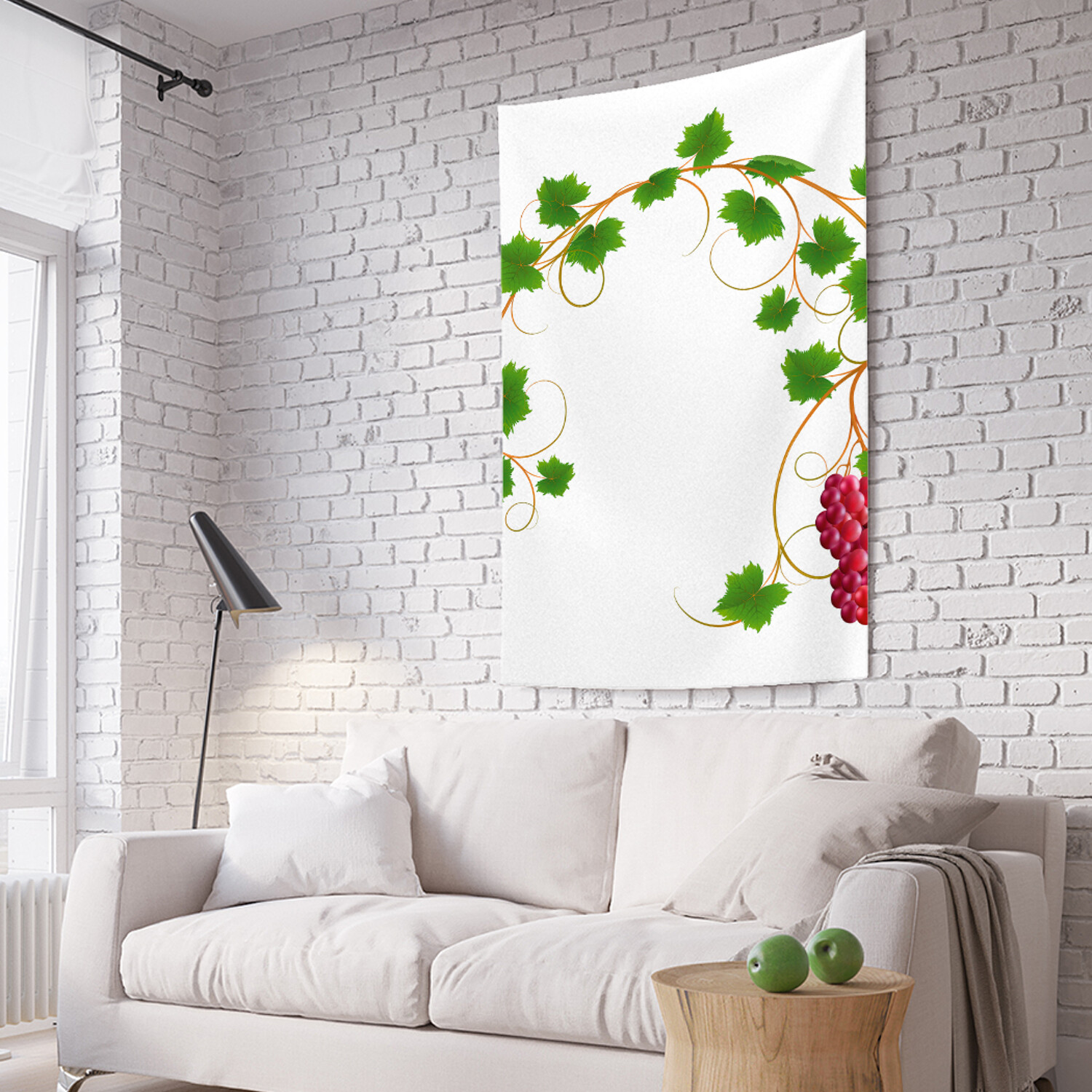 

Вертикальное фотопанно на стену JoyArty Виноградные гроздья 150x200 см, Виноградные гроздья