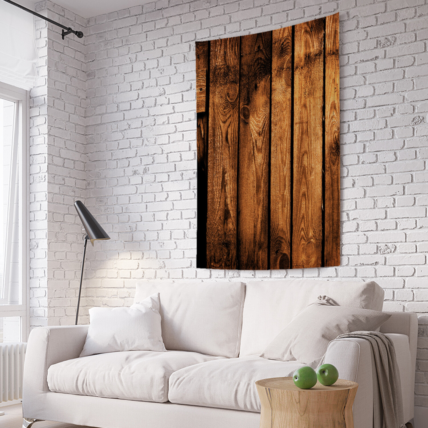 

Вертикальное фотопанно на стену JoyArty Деревянный забор 150x200 см, Деревянный забор