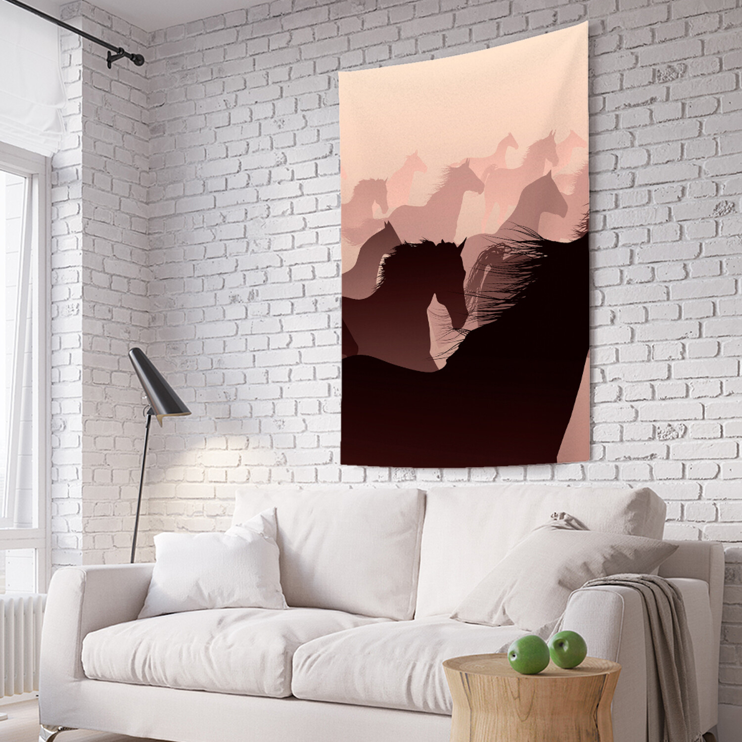 

Вертикальное фотопанно на стену JoyArty Лошадиный бег 150x200 см, Лошадиный бег