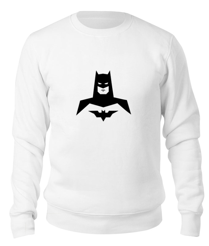 

Свитшот унисекс Printio Бэтмен (batman) белый S, Бэтмен (batman)