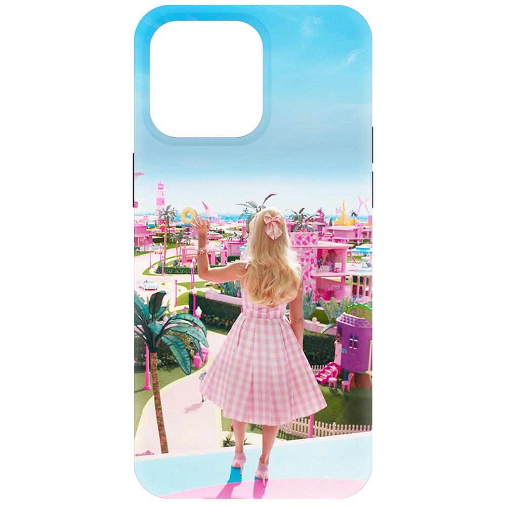 

Чехол-накладка Krutoff Soft Case Барбиленд для iPhone 15 Pro Max черный