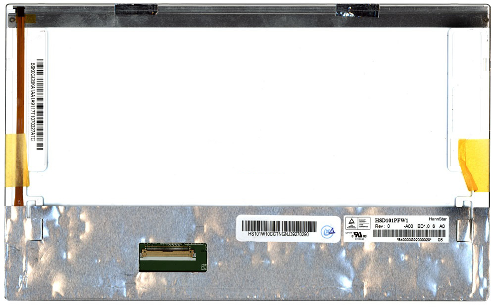 

Матрица ОЕМ совместимая с p/n: HSD101PFW1 A00, совместимая с p/n: HSD101PFW1 A00