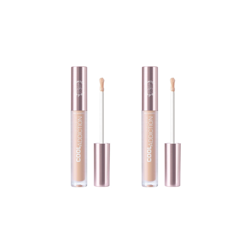 Плампер для губ Relouis Cool Addiction, тон 01 Pure Peach, 2 шт relouis плампер для губ cool addiction lip plumper