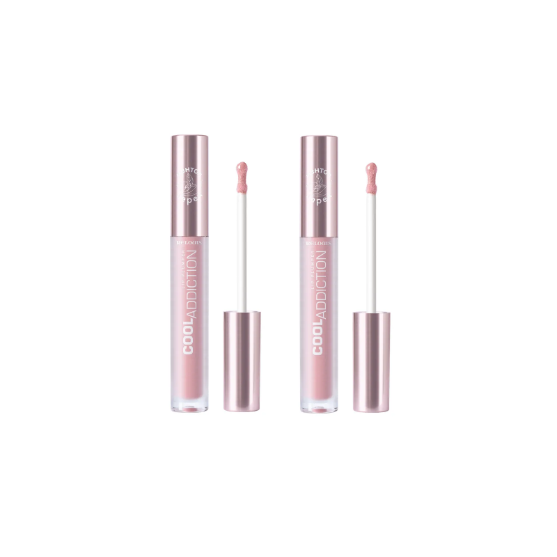 Плампер для губ Relouis Cool Addiction, тон 03 Ideal Nude, 2 шт relouis плампер для губ cool addiction lip plumper