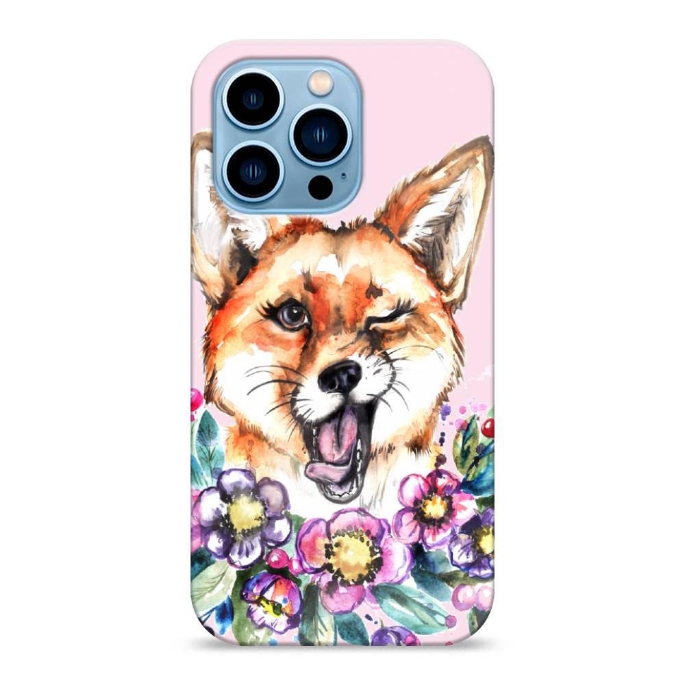 

Пластиковый чехол "Подмигивающая лиса" на Apple iPhone 13 Pro, 14320-7