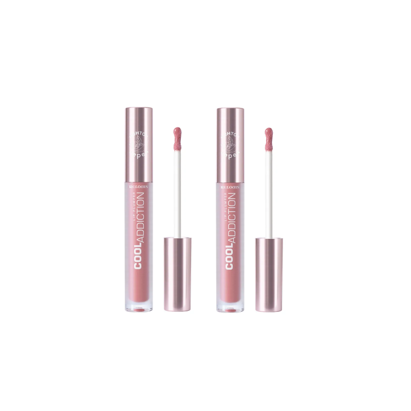 Плампер для губ Relouis Cool Addiction, тон 05 Dusty Rose, 2 шт блеск плампер для губ luxvisage lip volumizer hot vanilla 307 dusty lilac 2 9 г