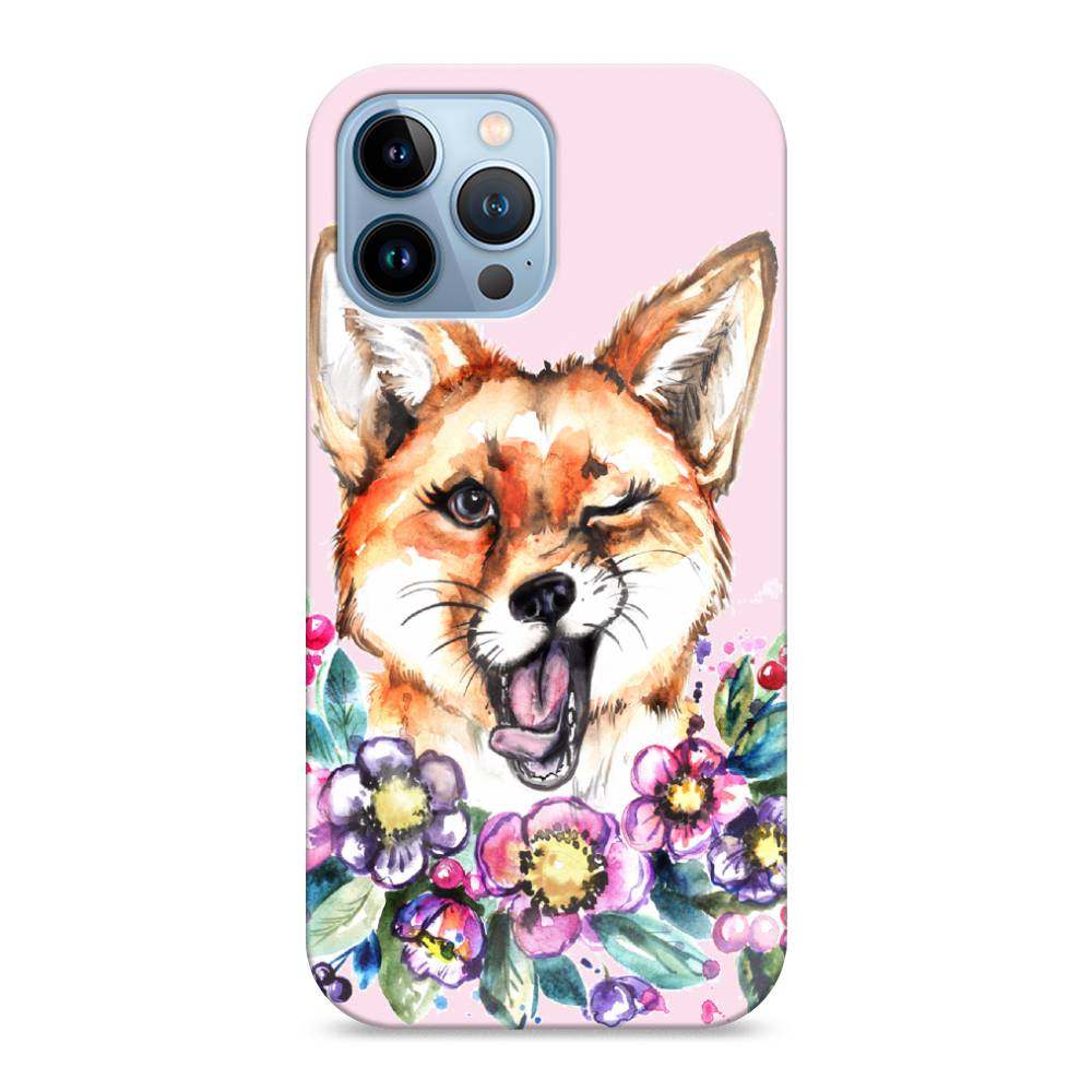 

Пластиковый чехол "Подмигивающая лиса" на Apple iPhone 13 Pro Max, 14420-7