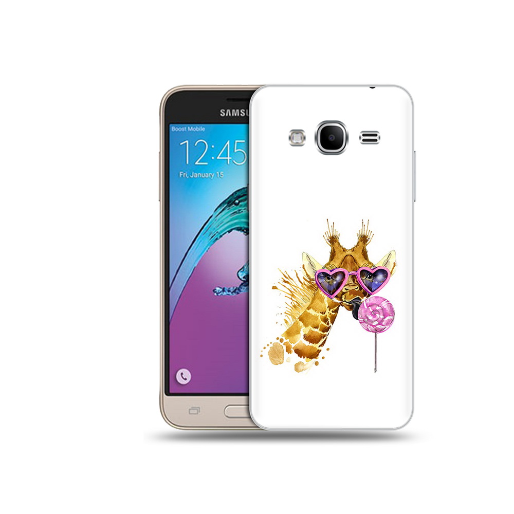 

Чехол MyPads Tocco для Samsung Galaxy J3 (2016) акварельный жираф (PT29089.580.217), Прозрачный, Tocco