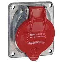 

Розетка Hypra 16А 380/415В 3К+Н+З IP44 Leg 052234, Серый