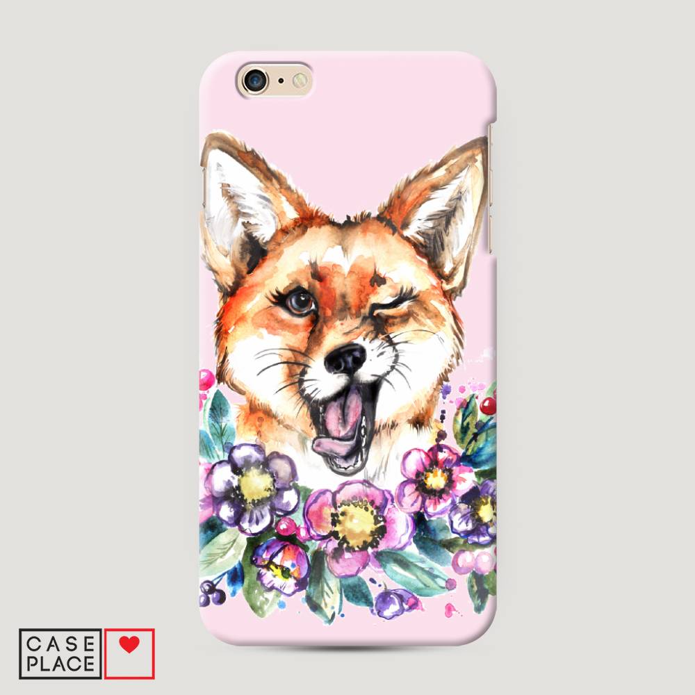 

Пластиковый чехол "Подмигивающая лиса" на Apple iPhone 6 Plus, 10520-7