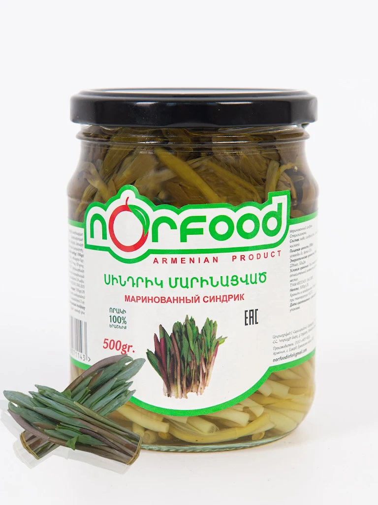 

Консервы овощные Norfood Маринованный синдрик, 500 м л х 6 шт